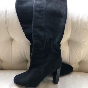 Dian Von Furstenberg Black Suede Size 11 Boots